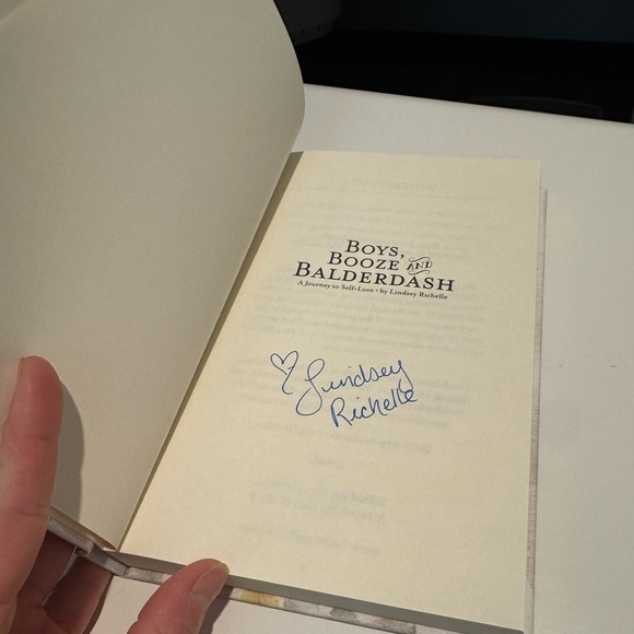Boys, Booze and Barlderdash Hardcover book by Lindsey Richelle Signed by Author - Picture 2 of 2